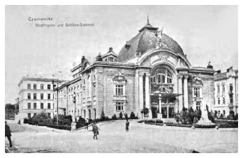 b2_032c2.jpg [33 KB] - Das Stadttheater und das Schillerdenkmal