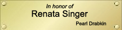 In honor of Renata Singer