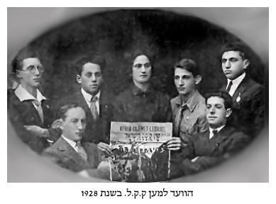 KKL [Keren Kayemet L'Israel] Committee in 1928