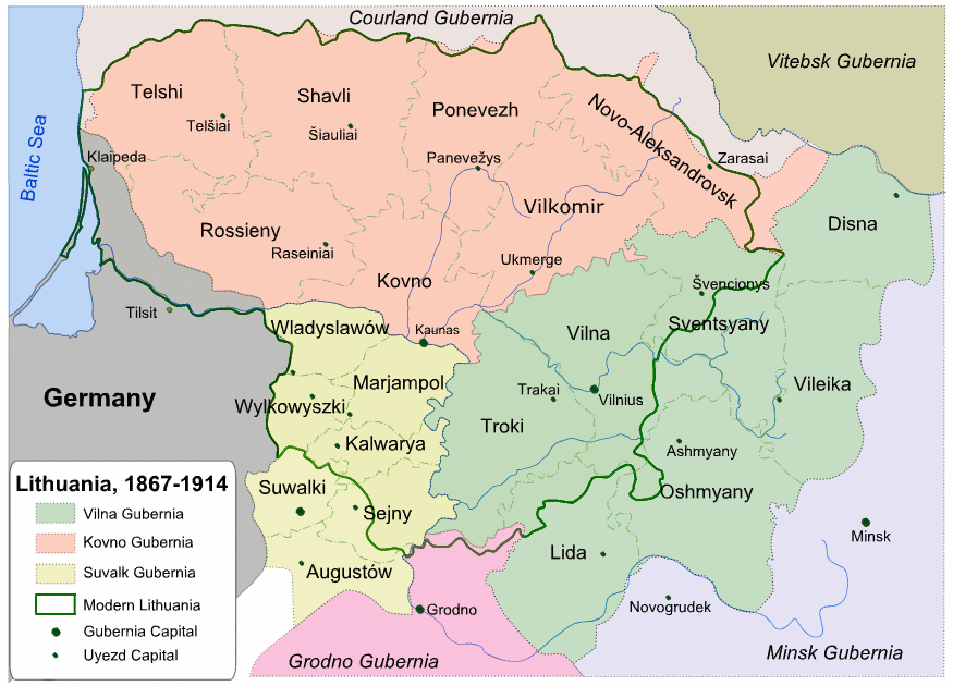 Russian Turkestan Most Of Lithuania 85