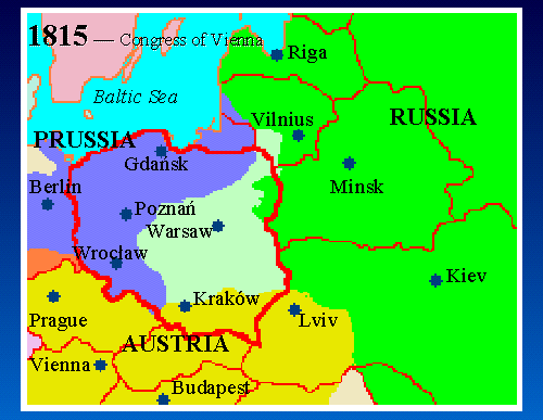 Map 1815 - Congress of Vienna