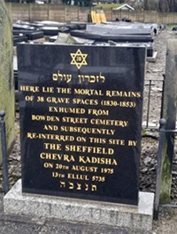 Ecclesfield Jewish Cemetery, Sheffield