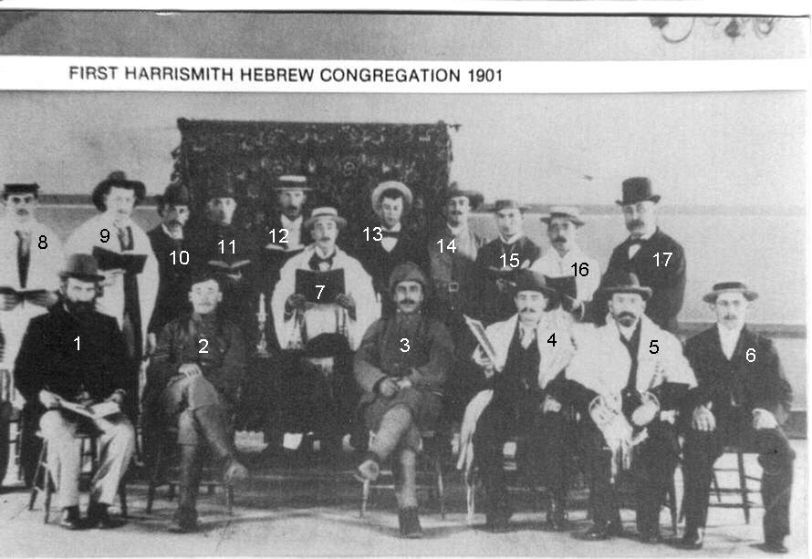Harrismith Hebrew Congregation, O.F.S., in 1901