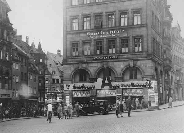 Summer sale 1930 in Nuremberg