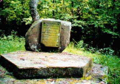 Stawiski memorial plaque 1998
