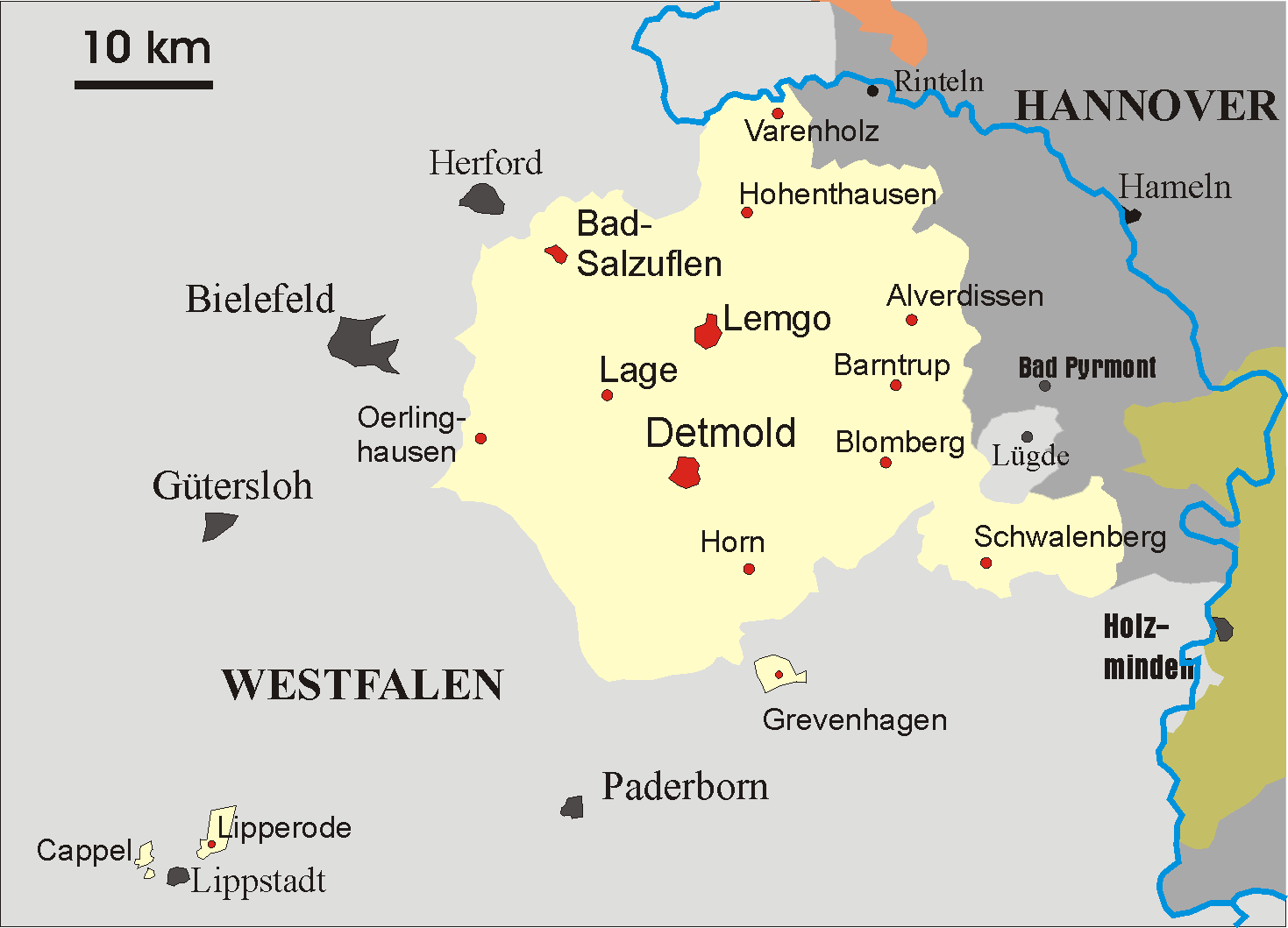 German Research Division Lippe Province