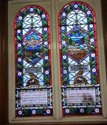 Grimsby Synagogue windows