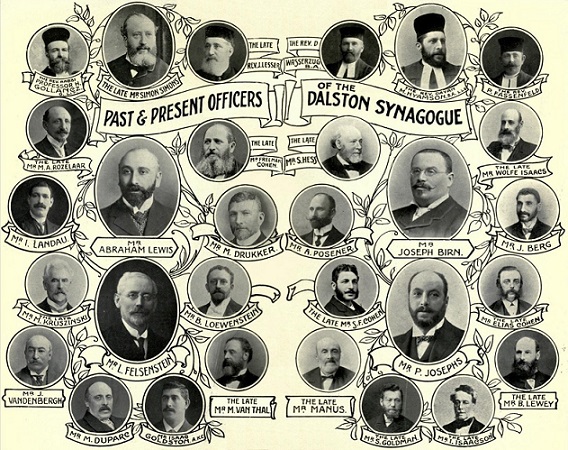 Former Ministers and Officers of Dalston Synagogue