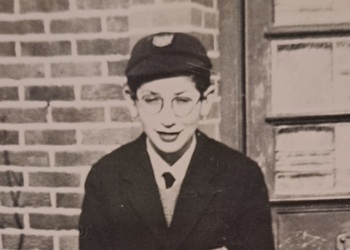 Rabbi Monty Aaronberg as a child