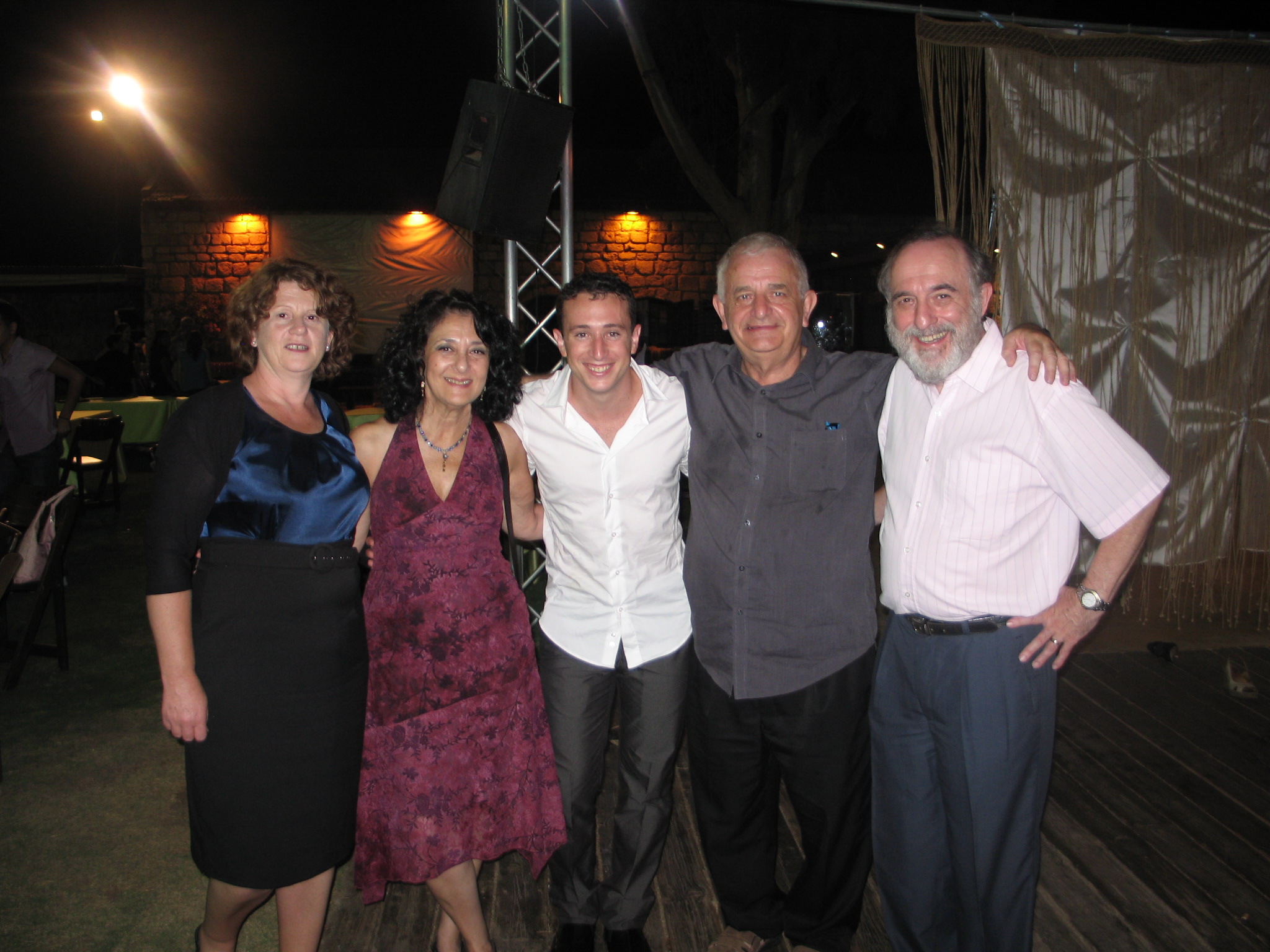 Geoff in Israel with Laurie's family