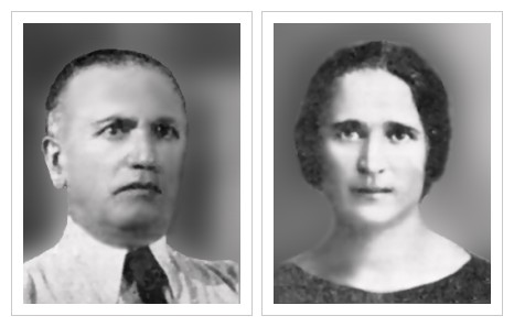 Eliyahu Ben-Zion and Peysa (wife) Furer