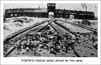 General view of the Auschwitz death camp