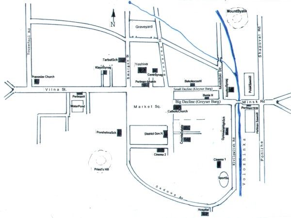 Volozhin map - 1939