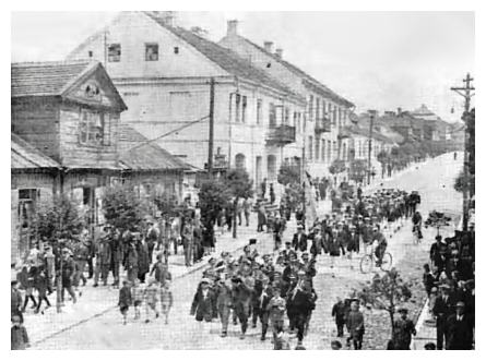 zgi312b.jpg Members of the Maccabee sport organization on a parade to the synagogue [34 KB]