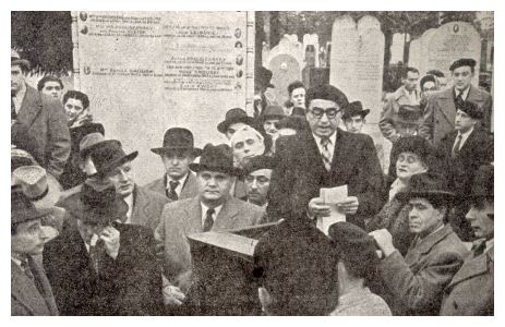 [37 KB] The anniversary and memorial to the martyrs of Zaglembia in a Paris cemetery (Pinkas Bendin, page 393)