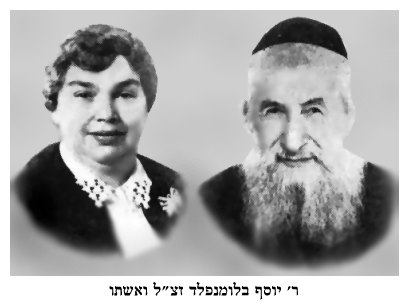 Reb Josef Blumenfeld zt'l and his wife - dab095.jpg [20 KB]