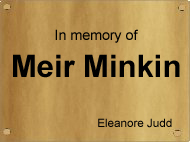 In memory of Meir Minkin