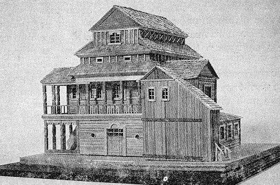 Model of the Wooden Synagogue of Yurburg