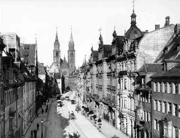 Karolinenstrasse and St. Lawrence's church