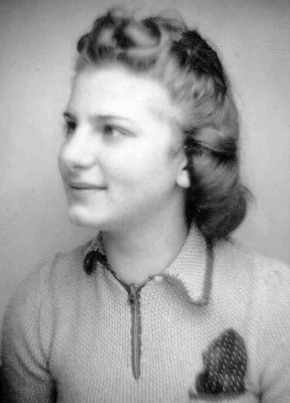 Lea's sister Friedel, born 1924 in Nuremberg