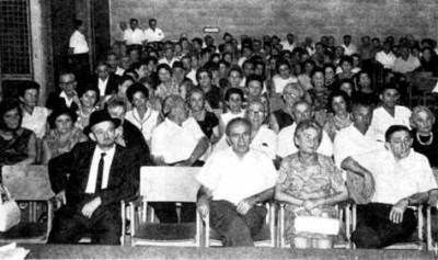 Part Of The Audience At The Memorial Assembly In Tel Aviv