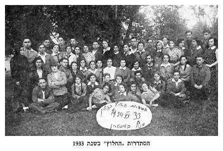 Hechalutz Organization in 1933