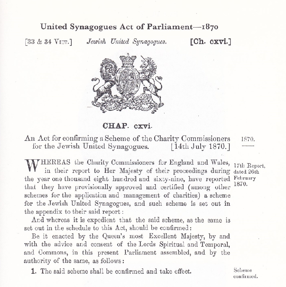 United Synagogue Act