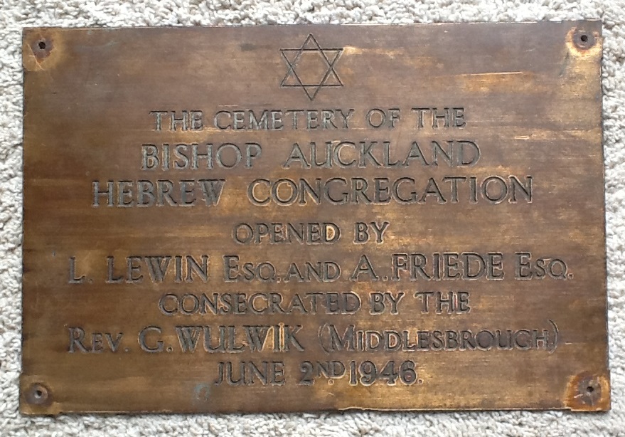 Bishop Aukland Jewish Cemetery
