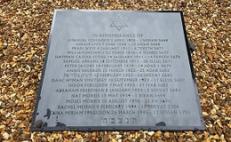 Greenock Jewish Cemetery Plaque