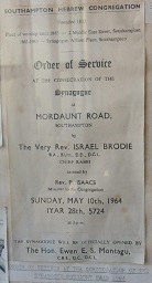 Sothampton Synagogue