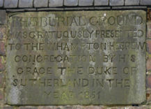 Wolverhampton Cemetery Plaque