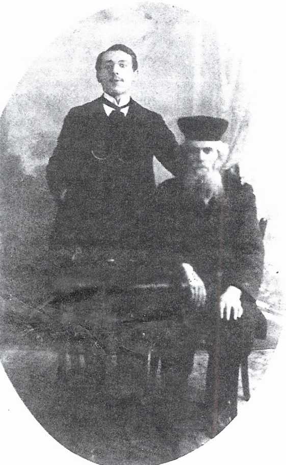 Rev. M.B. Ordman with Hillel Mark