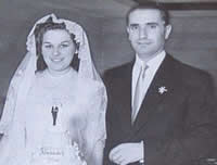 Jacob Taub (Eliau Rosenvald) & Sarah wedding 1949