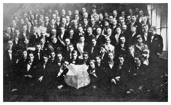 b1_115d1.jpg [44 KB] - J. N. A. V. "Emunah" Czernowitz; 50. Semesterfeier in der Toynbeehalle im Jahre 1926