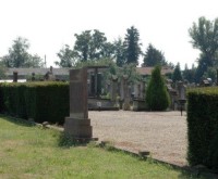 nat003s.jpg [11 KB] - View of the stone at the Mass grave (grey gravel area)