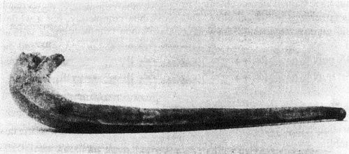 This is the shofar that Moshe Weintretter made'