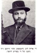 Rabbi Aryeh Leib Halevi Zeidman, son-in-law of Rabbi Berish Laufer
