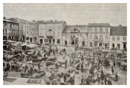 [30 KB] The old market 75 years ago (Pinkas Bedzin, page 20)