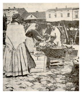 [30 KB] Trade in the old market 75 years ago (Pinkas Bendin, page 21)