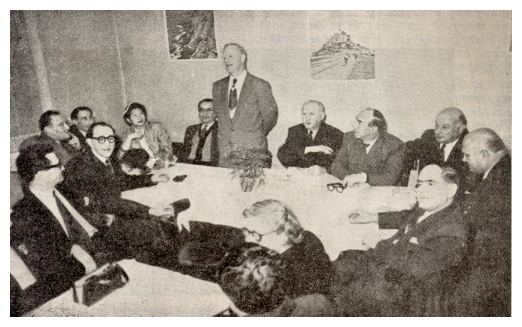 [39 KB] A committee meeting of the Zagłębie Émigrés in Paris (Pinkas Bendin, page 392)