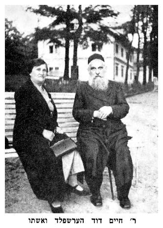 Reb Chaim Dawid Herszfeld and his wife - dab245.jpg [36 KB]