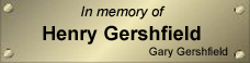 Memory of Henry Gershfield