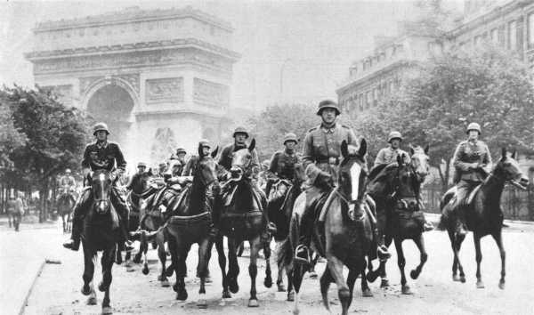 German troops entering Paris June 14, 1940