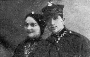 Yechezkel Chervonitz and his wife Malka