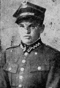 Shalom Barkat, a soldier in the Polish army