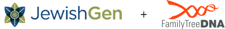JewishGen and familytreedna logo